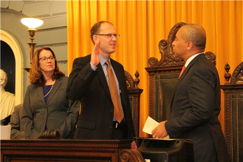 Thumbnail for Gov. Deval Patrick Swears in Sen. Jason Lewis Following His April 2014 Special Election